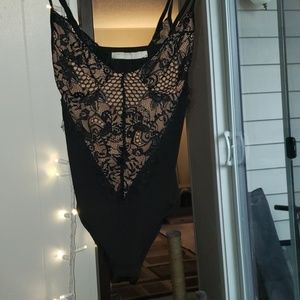Lace body suit